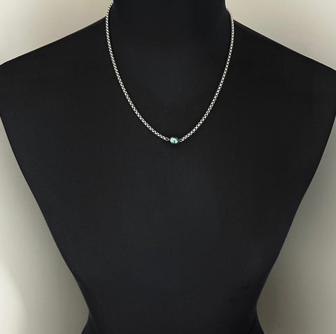 Luxe Pearl Chain ( Silver Dark )