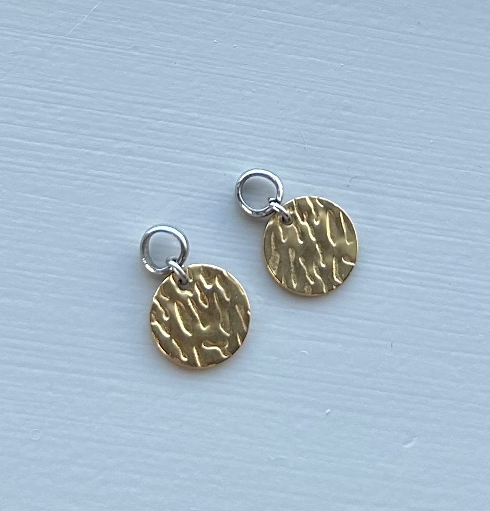 Disc charms only ( gold )