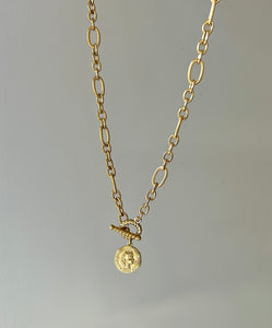 Ancient style Coin Necklace Gold